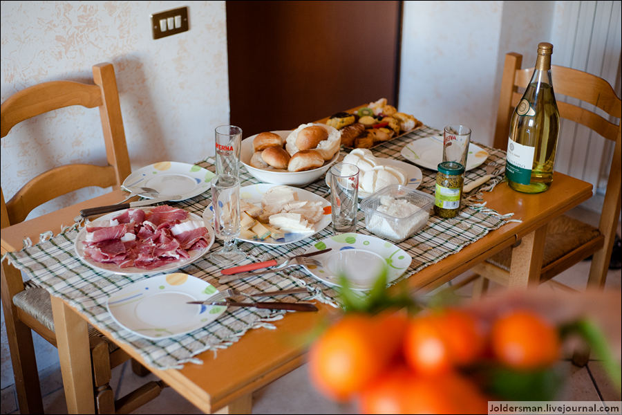 завтрак в Италии
