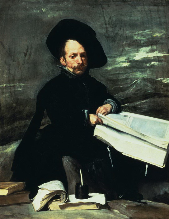 Карлик с книгой на коленях. (Дон Диего де Аседо, эль Примо) (543x700, 91Kb)