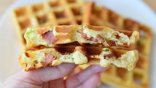Вафли с беконом ☆ Waffles with bacon ☆ Идеальный завтрак