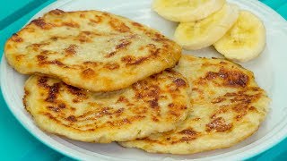 Сырники с бананом - полезный, быстрый и вкусный завтрак! | Appetitno.TV