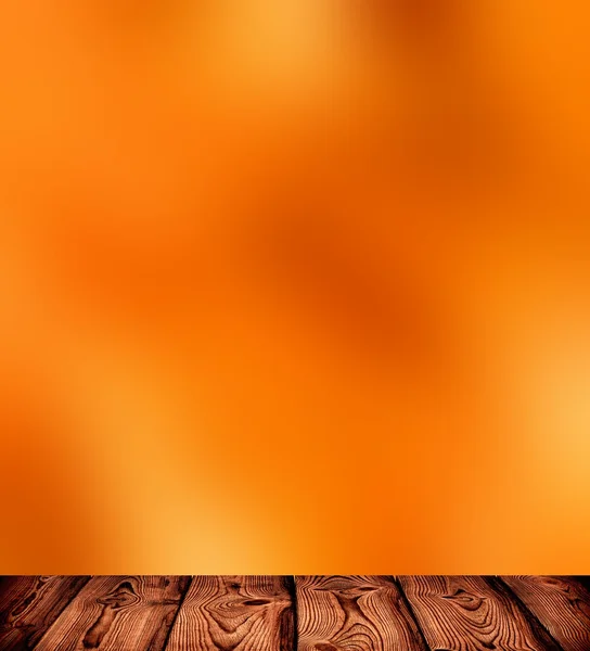 Orange fiery blur background. Vivid wood planks. Rustic texture. Autumn matte background. — стоковое фото