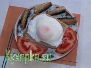 Яйцо пашот завтрак рецепт