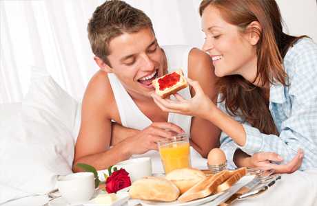 Завтрак романтический