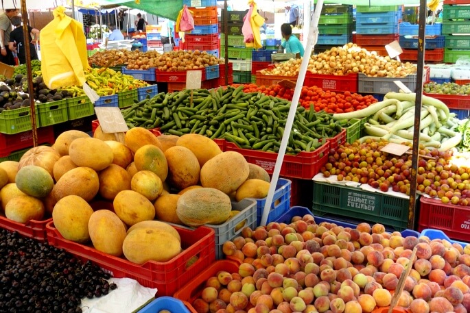 Стоимость фруктов и овощей на Кипре 2018