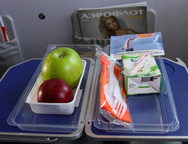 Питание в самолете эконом класса
