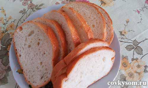 порезанный хлеб