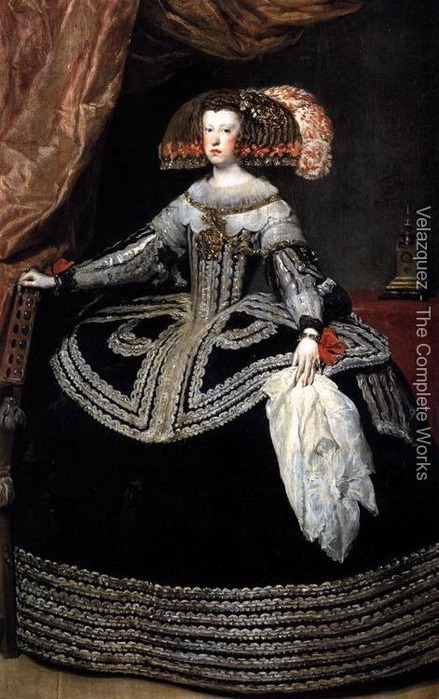 Королева Австрии Дона Мариана 1652-53 (439x700, 116Kb)