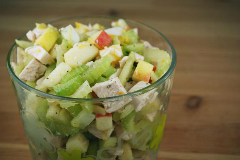 легкий овощной салат