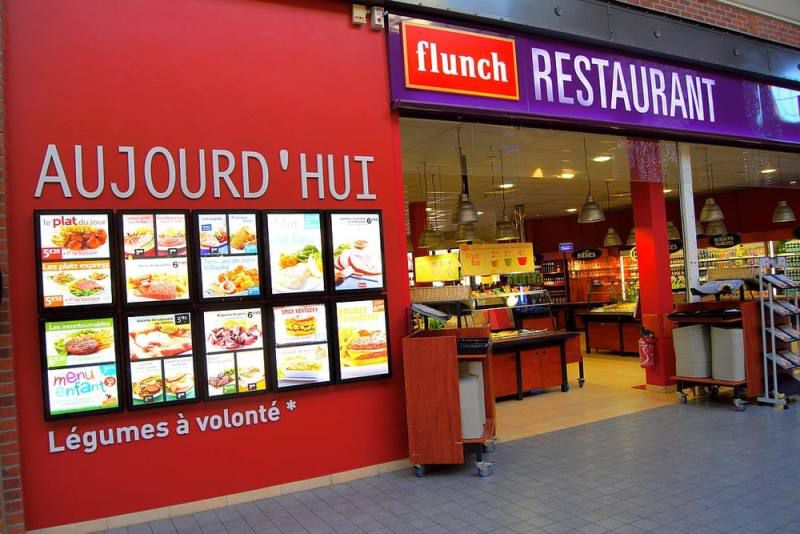 Ресторан Flunch, Париж.