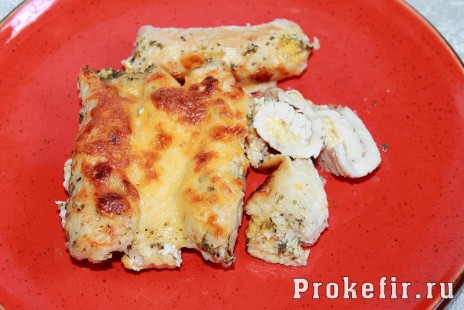 Палчики из куриного филе с сыром и яйцом в духовке стретч: фото 464кс310