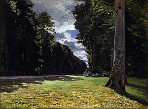 Le Pavé de Chailly in the Forest of Fontainebleau (Monet).jpg