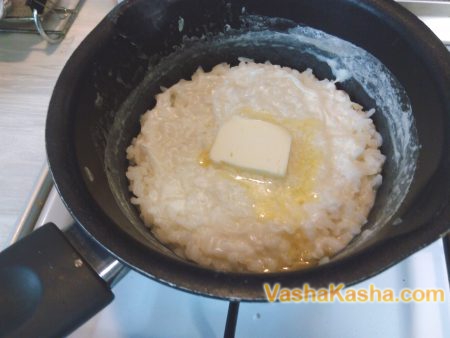 рисовая каша с маслом