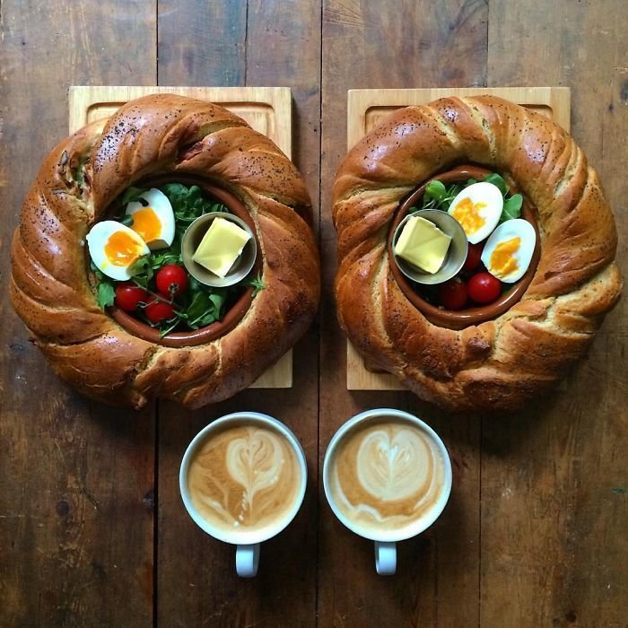 С добрым утром или симметричный завтрак