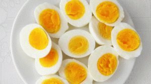 Варёные яйца допустимы
