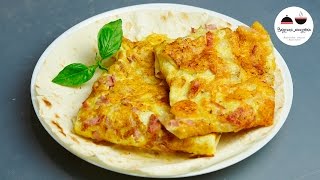 Быстрые конвертики на завтрак Необычно, красиво и очень вкусно! Quick breakfast