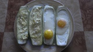 Кабачки с яйцами