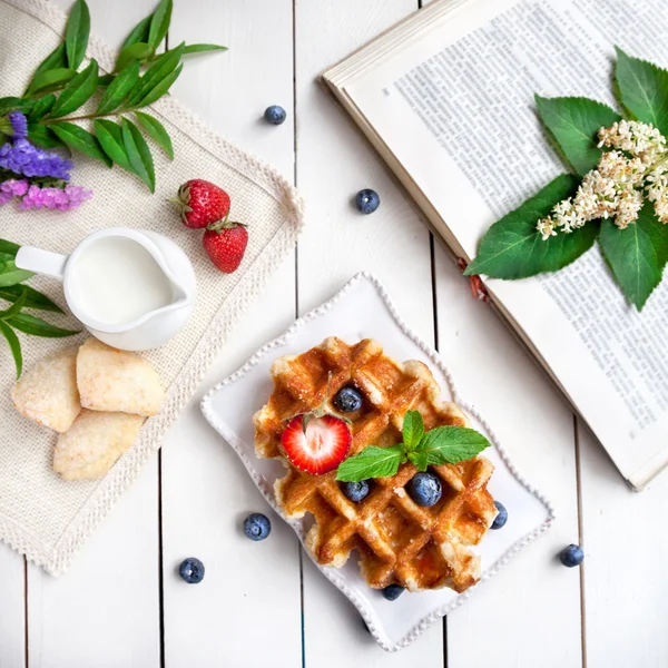 Summer breakfast — стоковое фото