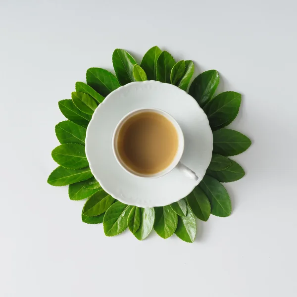 Творческие природных утренний кофе Лицензионные Стоковые Фото