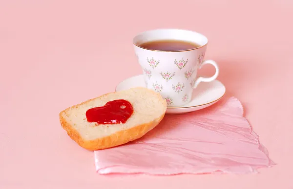 Романтичный завтрак — стоковое фото